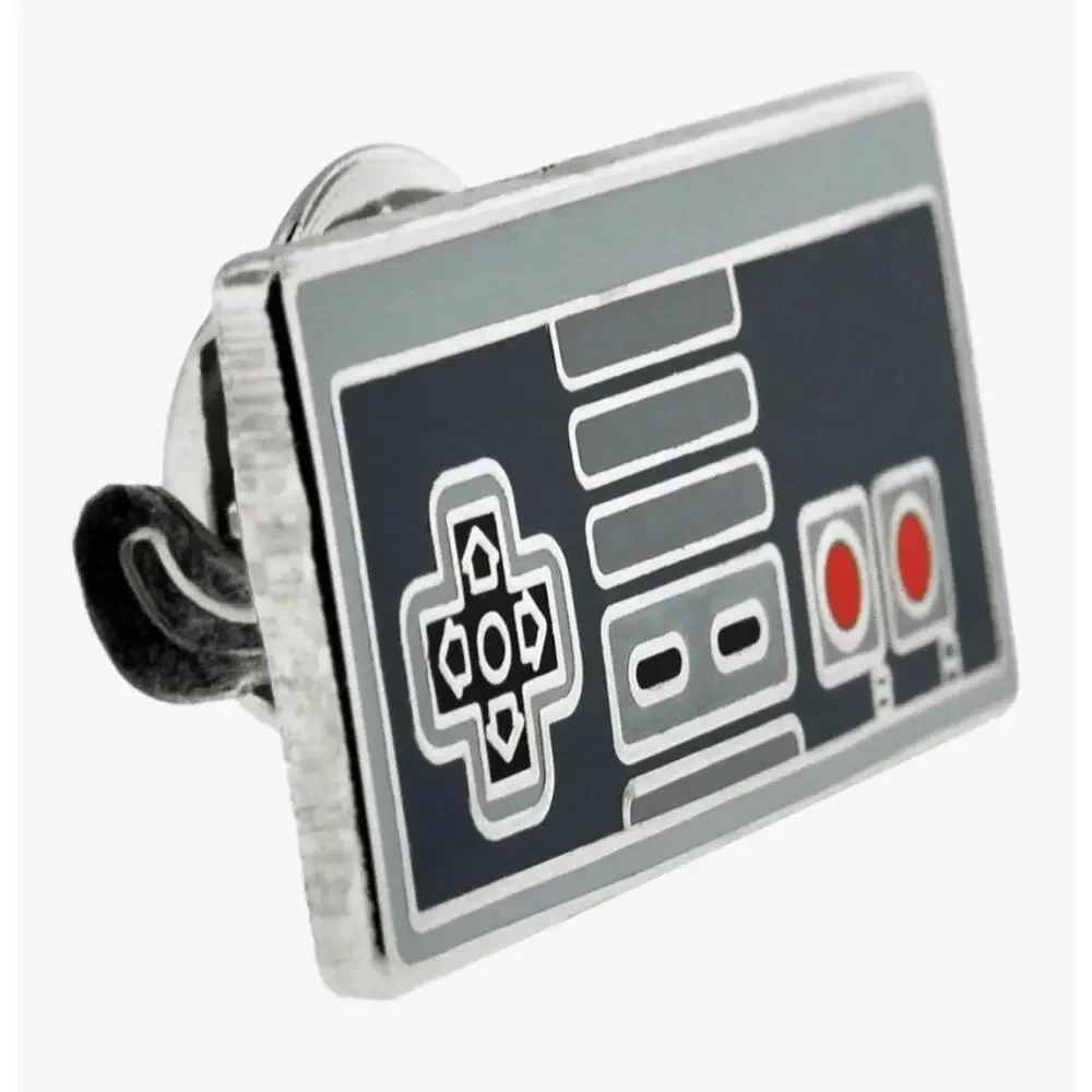 PinMart's Retro Video Gaming Controller Enamel Lapel Pin Set